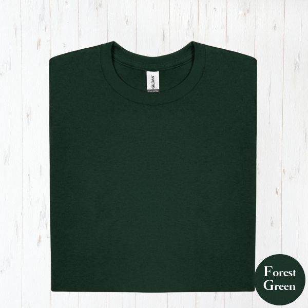 Gildan500-folded-mockup-forestgreen