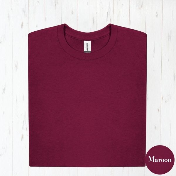 Gildan500-folded-mockup-maroon