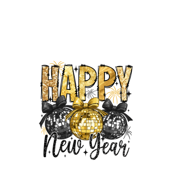 Happy New Year-black-design