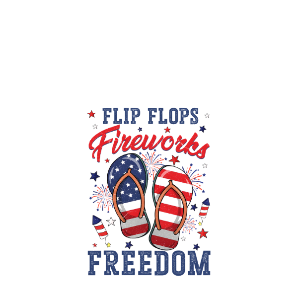 Flip Flops Fireworks Freedom-design